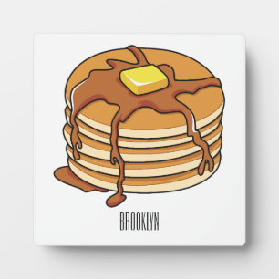 Voorbeeld van de cartoon van Pancake Fotoplaat