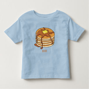 Voorbeeld van de cartoon van Pancake Kinder Shirts