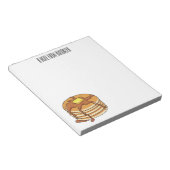 Voorbeeld van de cartoon van Pancake Notitieblok (Schuin)