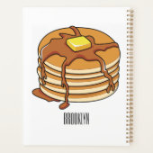 Voorbeeld van de cartoon van Pancake Planner (Achterkant)