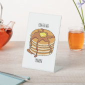 Voorbeeld van de cartoon van Pancake Reclamebord Met Voetstuk (Insitu)