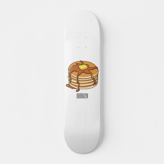Voorbeeld van de cartoon van Pancake Skateboard (Voorkant)