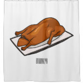 Voorbeeld van de cartoon van pekeleenden douchegordijn (Voorkant)