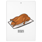 Voorbeeld van de cartoon van pekeleenden klembord (Achterkant)