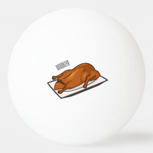 Voorbeeld van de cartoon van pekeleenden pingpongballen