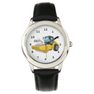 Voorbeeld van de cartoon van wegwalsen horloge