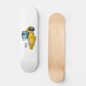 Voorbeeld van de cartoon van wegwalsen skateboard (Voorkant)