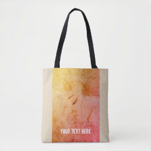 Voorbeeld van meisjesdame Schets Illustratie Tote Bag