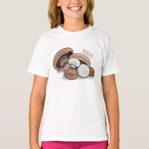 Voorbeeld van paddenstoelcartoon t-shirt