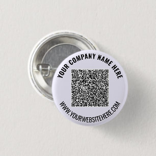Voorbeeld van uw QR Code Button met aangepaste tek