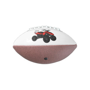 Voorbeeld van vierwielaandrijving met cartoon american football