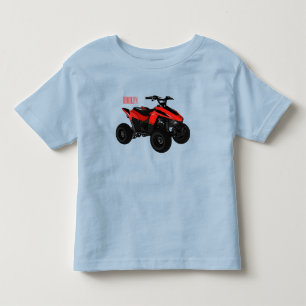Voorbeeld van vierwielaandrijving met cartoon kinder shirts