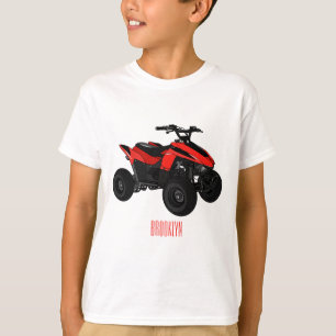 Voorbeeld van vierwielaandrijving met cartoon t-shirt
