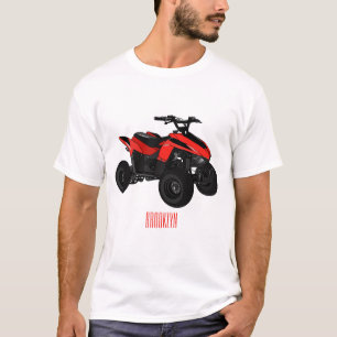 Voorbeeld van vierwielaandrijving met cartoon t-shirt