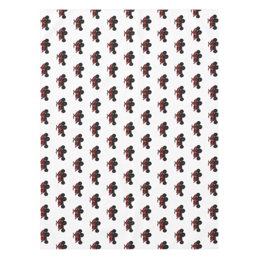 Voorbeeld van vierwielaandrijving met cartoon tafelkleed (Voorkant)