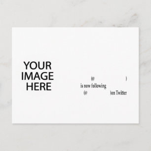 Voorbeeld volgen op Twitter Afbeelding en tekst to Briefkaart