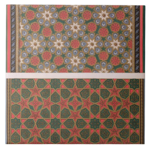 Voorbeelden van plafonddecoraties uit de Arabische Tegeltje