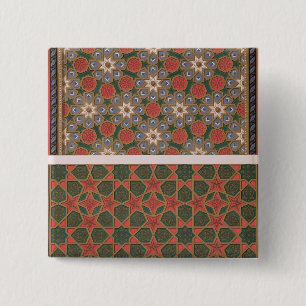 Voorbeelden van plafonddecoraties uit de Arabische Vierkante Button 5,1 Cm