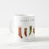 VOORBEHOUDEN VAN ELEGANT PASTEL RED GREEN STAR CHI KOFFIEMOK (Voorkant links)