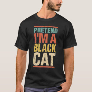 Voorbereid ik een zwarte kat op het laatste moment t-shirt