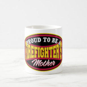 Voorbereid om moeder van brandweerman te zijn koffiemok