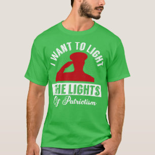 Voorbereid tot Amerikaans patriot (11) T-shirt