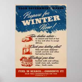 Voorbereiden op het Poster Winter Now