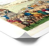 Voorbereiden op het starten van  paardenraces poster (Hoek)