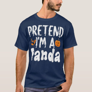 Voorbereiding Im A Panda Halloween Costume Party T-shirt