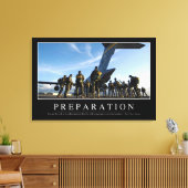 Voorbereiding: Inspirerend prijsopgave Canvas Afdruk (Insitu (Woonkamer))