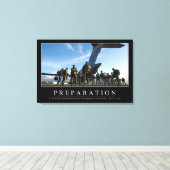 Voorbereiding: Inspirerend prijsopgave Canvas Afdruk (Insitu (Houten vloer))