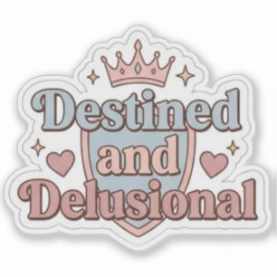 Voorbestemd en Bedrieglijk - Grappig Fantasy Boek Sticker
