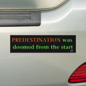 Voorbestemming Bumpersticker (Op auto)