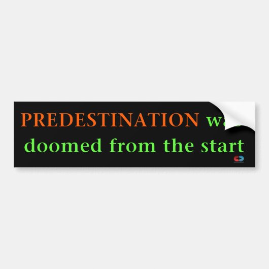 Voorbestemming Bumpersticker (Voorkant)