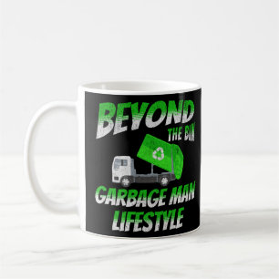 Voorbij de Bin Garbage Man Lifestyle Truck Driver Koffiemok