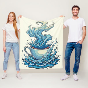 Voorbij de Dagelijkse Kop Fleece Deken