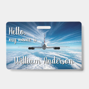 Voorbij de Horizon: Concorde van achter Naam Badge