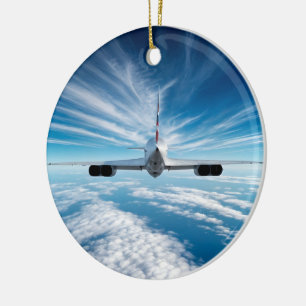 Voorbij de horizon: Concorde van achteren Keramisch Ornament
