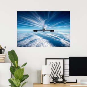 Voorbij de horizon: Concorde van achteren Poster