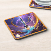 "Voorbij de stratosfeer" Bier Onderzetter (Linkerzijde)