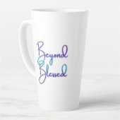 Voorbij gezegende dankbaarheid Latte Mok (Linkerhoek)