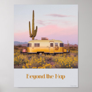 Voorbij het Poster van de kaart