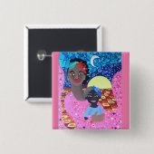 Voorbij Paradise moeder en kind Button (Voorkant /achterkant)