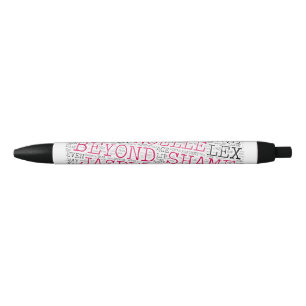 Voorbij schaamWord Art Pen