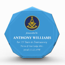 Voorbije Master Vrijmetselarij Vrijmetselaar Trofee