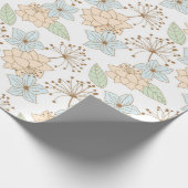 voorbloemige bloemen, omslagpapier cadeaupapier (Hoek)