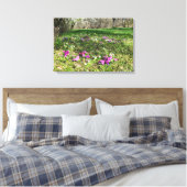 Voorbode van de lente canvas afdruk (Insitu (Slaapkamer))