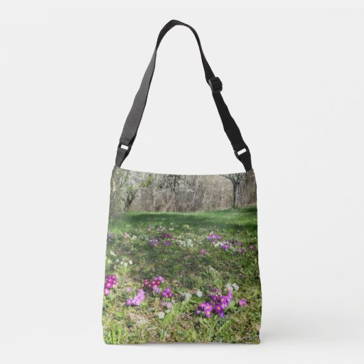 Voorbode van Spring All Over Canvas tas (Achterkant)
