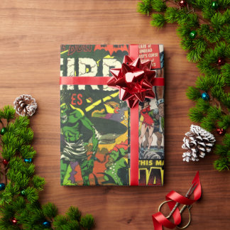 Voorcodeerpapier voor komische boekopvulling cadeaupapier