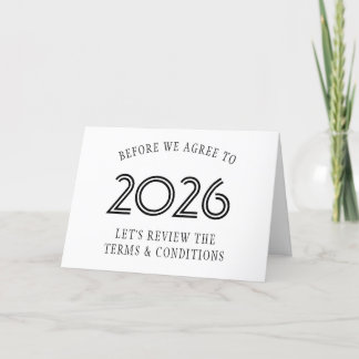 Voordat ik akkoord ga met Show Me 2026 Algemene vo Feestdagen Kaart